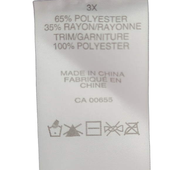 3X - Penningtons | Sequin Wave Detail Sleeveless Blouse - Picture 6 of 7